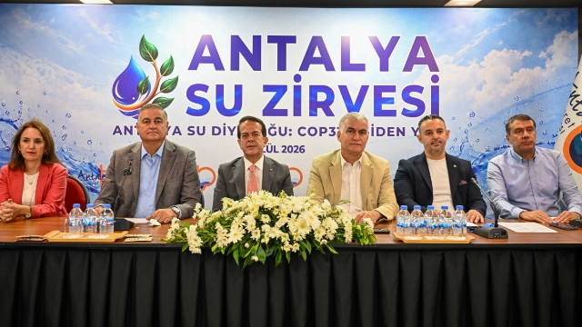 Antalya suyunu koruyacak dünyaya örnek olacak